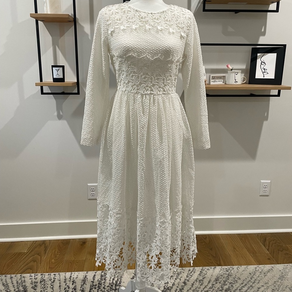 White lace Dainty Jewells dress